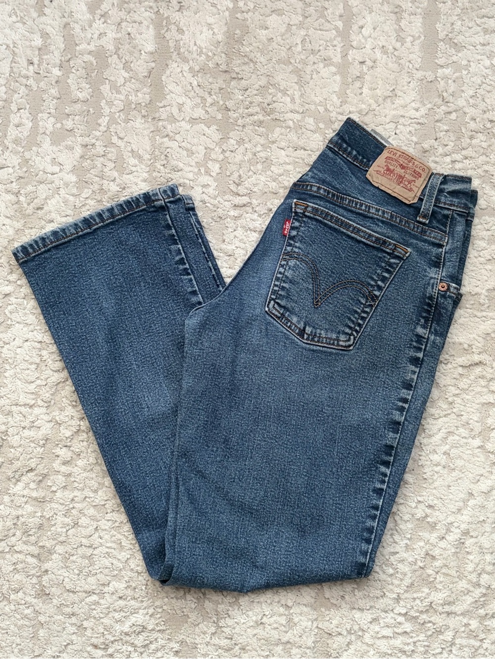 Levi's 550 Medium Blue Vintage Bootcut Jeans 6S